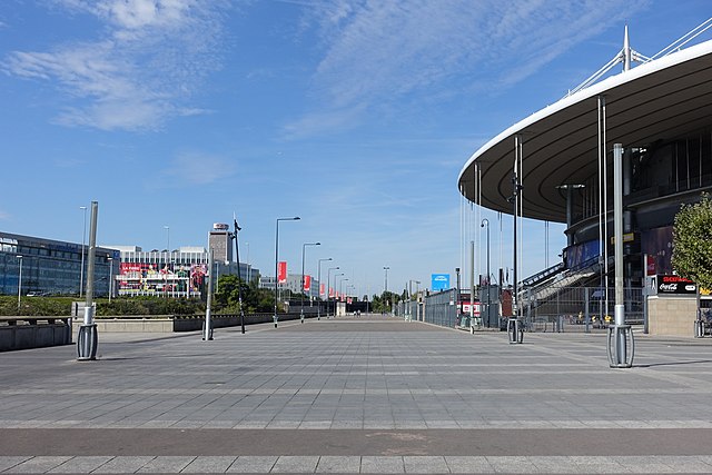 Le stade de France à paris, zone dangereuse